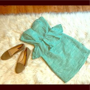 Tiffany blue peplum dress